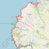 Trace GPS Côte bretonne de Portsall à Lanildut, itinéraire, parcours