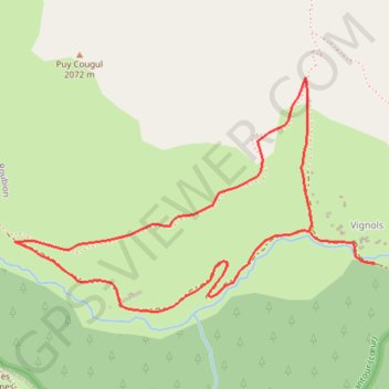 Trace GPS Boucle de Vignols, itinéraire, parcours
