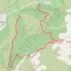Trace GPS Crete robert vallon rascas, itinéraire, parcours