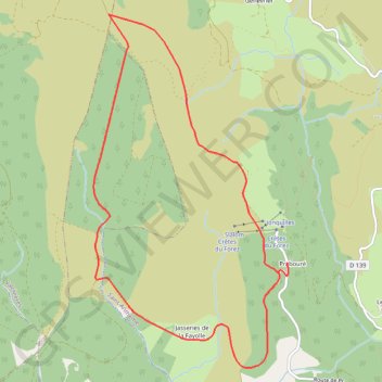 Trace GPS Vallée de l'Ance, itinéraire, parcours