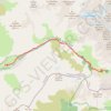 Trace GPS Du Désert-en-Valjouffrey au refuge de Font Turbat et retour, itinéraire, parcours
