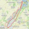 Trace GPS 🚴 Trace ,boucle Caen a Ouistreham, itinéraire, parcours