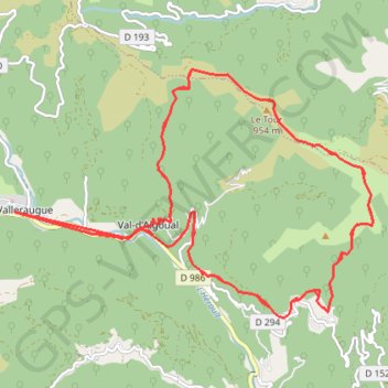 Trace GPS Sentier des Chars Ardaillers, itinéraire, parcours