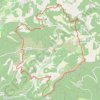 Trace GPS Buoux Rocher des Druides, itinéraire, parcours