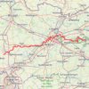 Trace GPS GR128 De Roeselare à Dendermonde (Belgique), itinéraire, parcours