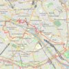 Trace GPS Randonnée à Paris - De la Porte de Charenton à Saint-Germain, itinéraire, parcours