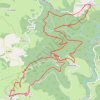 Trace GPS Boucle Montjaux - Castelnau-Pégayrols, itinéraire, parcours