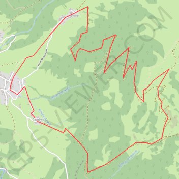 Trace GPS Croix d'Allant, itinéraire, parcours