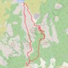 Trace GPS Sentier du col de la buffe, itinéraire, parcours