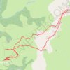 Trace GPS Laina et Haltzamendi en circuit depuis Harberga (Bidarray), itinéraire, parcours
