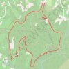 Trace GPS Tour du Saint-Jaume et du rocher de l'Aiguille, itinéraire, parcours