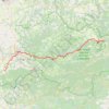Trace GPS GR653 Randonnée de Castanet-le-Haut (Hérault) à Dourgne (Tarn), itinéraire, parcours