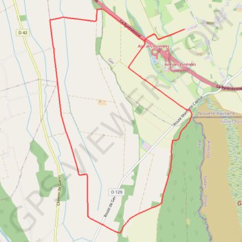 Trace GPS Circuit Ger-Pierrette, itinéraire, parcours