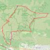 Trace GPS Luberon - Sentiers vaudois et Gorges du Régalon, itinéraire, parcours