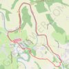 Trace GPS Châteaux et Bidouze à Bidache, itinéraire, parcours