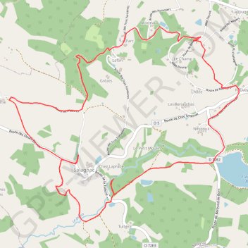 Trace GPS Boucle de Saint Martin, itinéraire, parcours