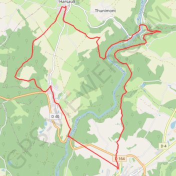Trace GPS Chemins du Cœur des Vosges - Les Chicottes, itinéraire, parcours