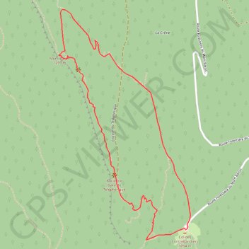 Trace GPS mont-baron-depuis-le-col-des-contrebandiers-randonnee-en-famille-a-mont-veyrier-veyrier-du-lac-france, itinéraire, parcours