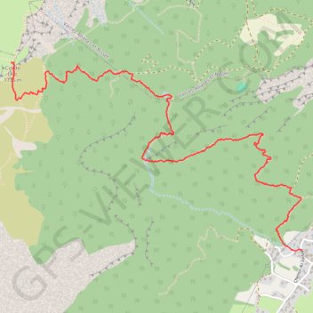Trace GPS Randonnée au Col de l'Arc depuis Saint Paul de Varces, itinéraire, parcours