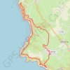 Trace GPS Nez de Jobourg et Baie d'Ecalgrain, itinéraire, parcours