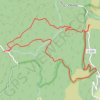 Trace GPS Les cascades d'Orgon, itinéraire, parcours
