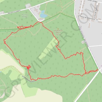 Trace GPS Découverte mycologique - Ecolo Boussu-Hornu, itinéraire, parcours