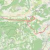 Trace GPS GR4 de Céreste (04) à Manosque (04) boucle par Villemus, itinéraire, parcours