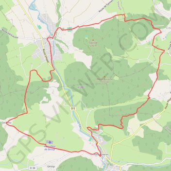 Trace GPS Pyrénées Comminges - Découverte autour d'Aspet, itinéraire, parcours