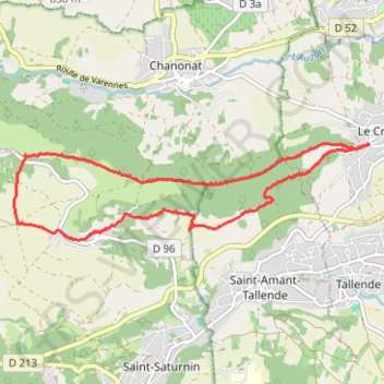 Trace GPS Plateau de La Serre 08062020, itinéraire, parcours