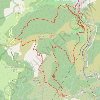 Trace GPS Breil - Piene Haute - Col de Brouis - Breil, itinéraire, parcours