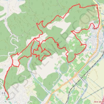 Trace GPS Rallye de Noël, itinéraire, parcours