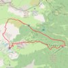 Trace GPS Randonnée boucle lacs camporells, itinéraire, parcours