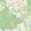 Trace GPS Joucas-Moulins de Véroncle, itinéraire, parcours