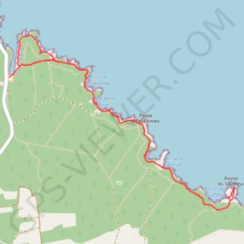 Trace GPS 2ème randonnée en Guadeloupe, itinéraire, parcours