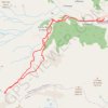 Trace GPS Col Serena, itinéraire, parcours