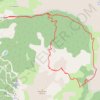 Trace GPS Vallon de Terre rouge par Cabane d'Autisse, itinéraire, parcours
