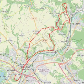 Trace GPS Forêt de la Tour du Lay, itinéraire, parcours
