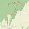 Trace GPS Grotte des Cèlerons - Roche Beudon, itinéraire, parcours