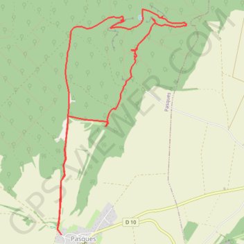 Trace GPS Grotte des Cèlerons - Roche Beudon, itinéraire, parcours