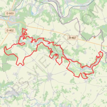 Trace GPS Ultra Trail de La Brie des Morin, itinéraire, parcours