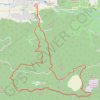 Trace GPS Sainte Anastasie - Plateau des Thèmes, itinéraire, parcours