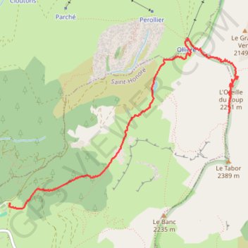 Trace GPS Journey of 22/10/2023 2h23 PM, itinéraire, parcours