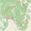 Trace GPS Boucle des Chênes Verts au départ de la Roque-Gageac, itinéraire, parcours
