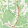 Trace GPS Autour du Rozier, itinéraire, parcours