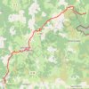 Trace GPS Le Sauvage - Les Estrets - Chemin de Compostelle, itinéraire, parcours