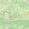 Trace GPS Chemin du Piémont Pyrénéen - De Bruges à Buzy, itinéraire, parcours