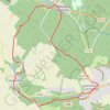 Trace GPS Saint Arnoult en Yvelines ouest boucle Clairefontaine, itinéraire, parcours