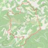 Trace GPS Buoux Rocher des Druides, itinéraire, parcours