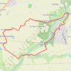Trace GPS Sentier des coteaux - Chanzeaux, itinéraire, parcours