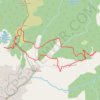 Trace GPS Autour du refuge du Cortalet, itinéraire, parcours